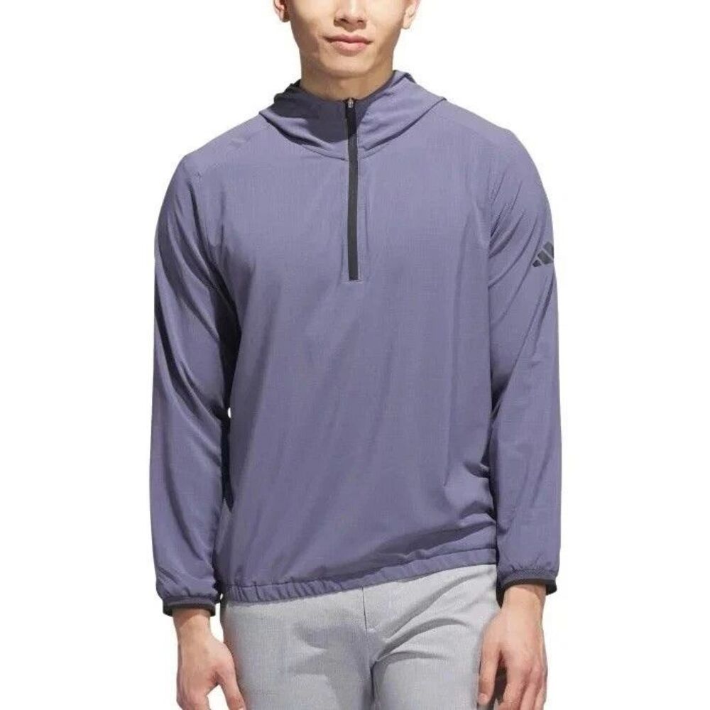 Adidas Ultimate 365 Anorak Hooded Golf Jacket Purple Mens Large KB2869 NEW